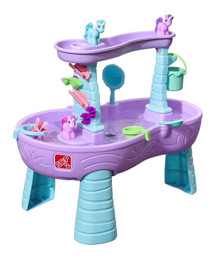 Step2 Rain Shower Splash Eenhoorn Speeltafel met Accessoires, Kinderen en Baby's, Speelgoed | Buiten | Los speelgoed, Zo goed als nieuw