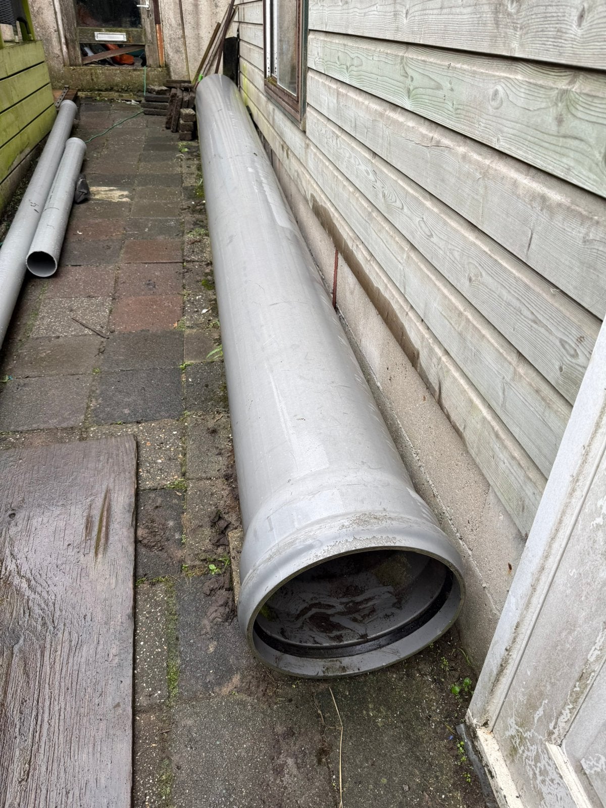 400mm afvoerbuis, Ophalen, Pvc, 4 tot 6 meter, Zo goed als nieuw