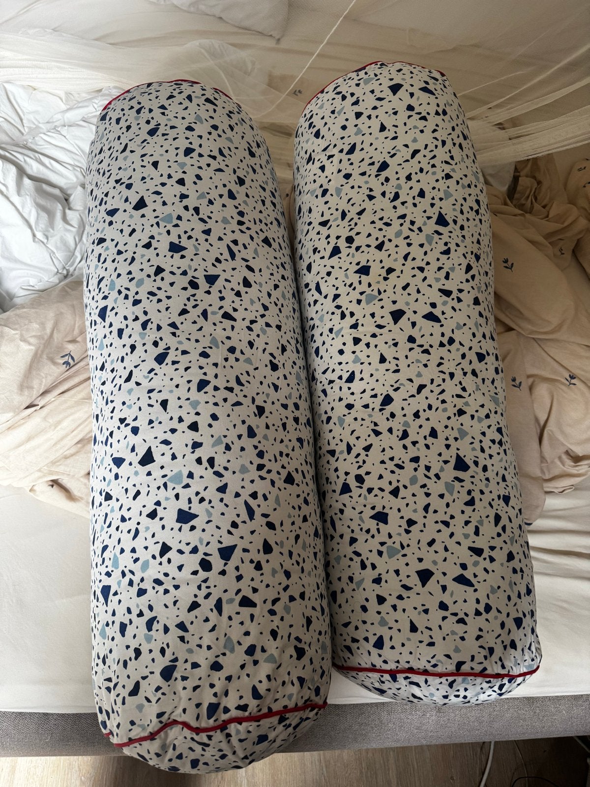 IKEA MÖJLIGHET rolkussen, 80 cm - 2 stuks, Huis en Inrichting, Meerkleurig, IKEA, Ophalen of Verzenden, Zo goed als nieuw