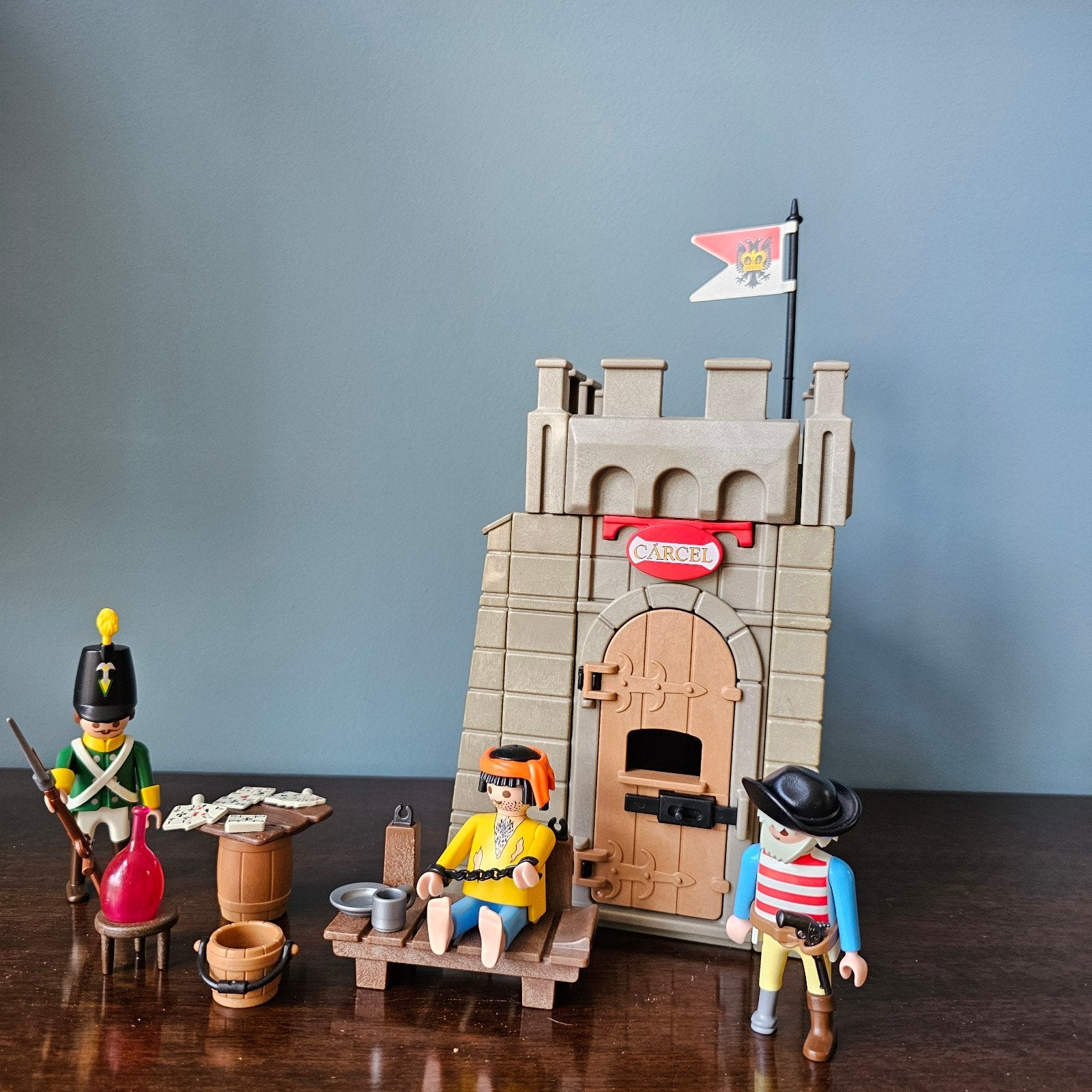 playmobil 3859 piraten gevangenistoren, Ophalen of Verzenden, Gebruikt