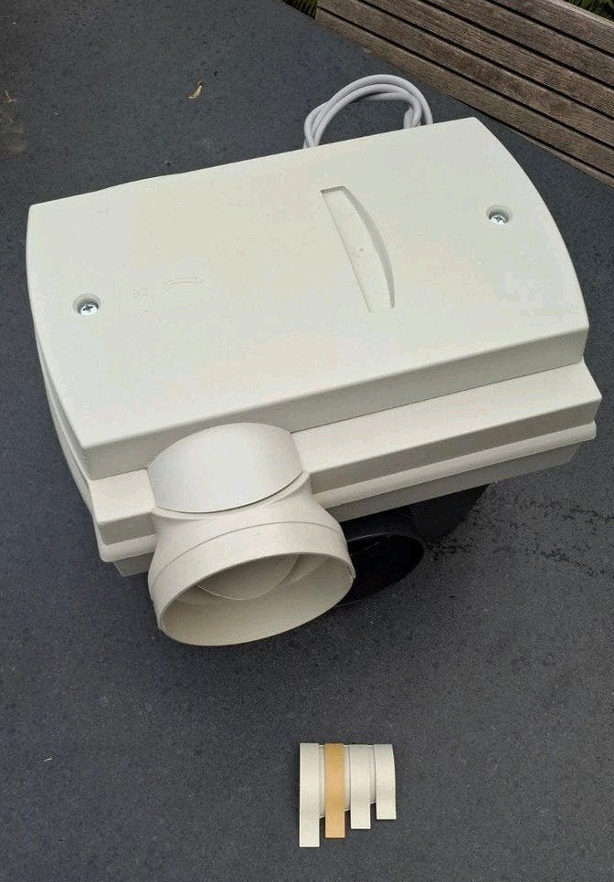 Orcon DC ventilator MVS-9G2R, Ophalen of Verzenden, Gebruikt, Ventilator