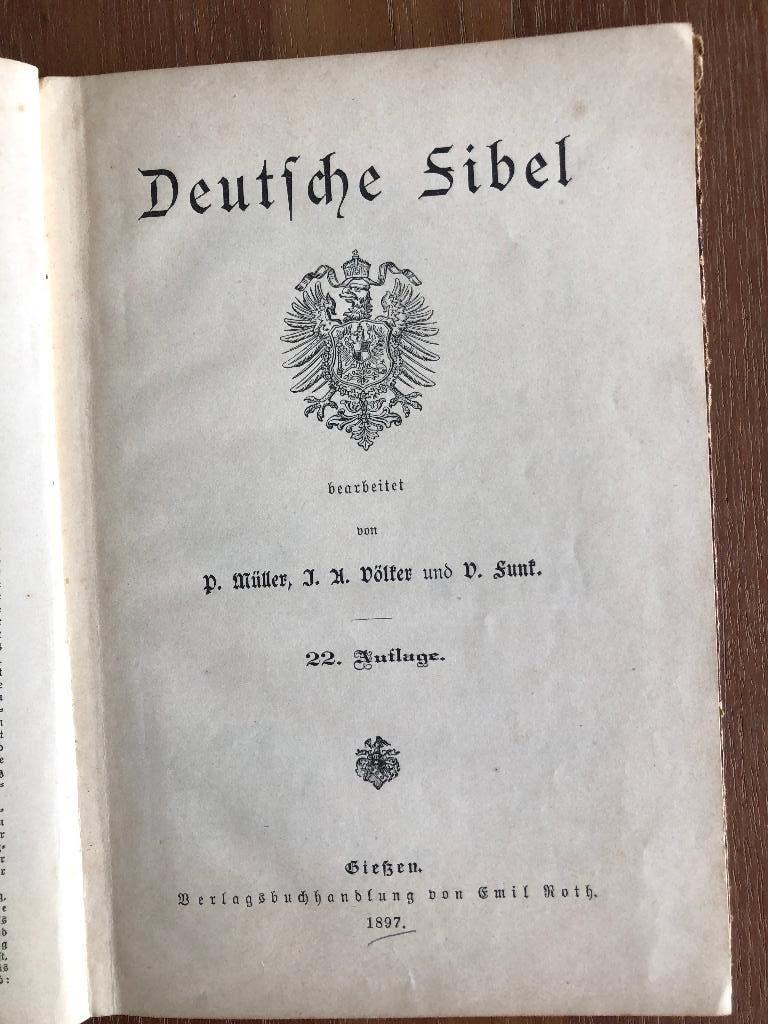 1897 Deutsche Fibel (ABC-boekje met plaatjes), P. Müller, Antiek en Kunst, Verzenden, P. Müller