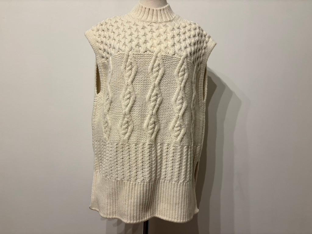 Luxe Closed Kabelvest Wol vest spencer M - (NP €329), Kleding | Dames, Closed, Overige kleuren, Closed, Nieuw