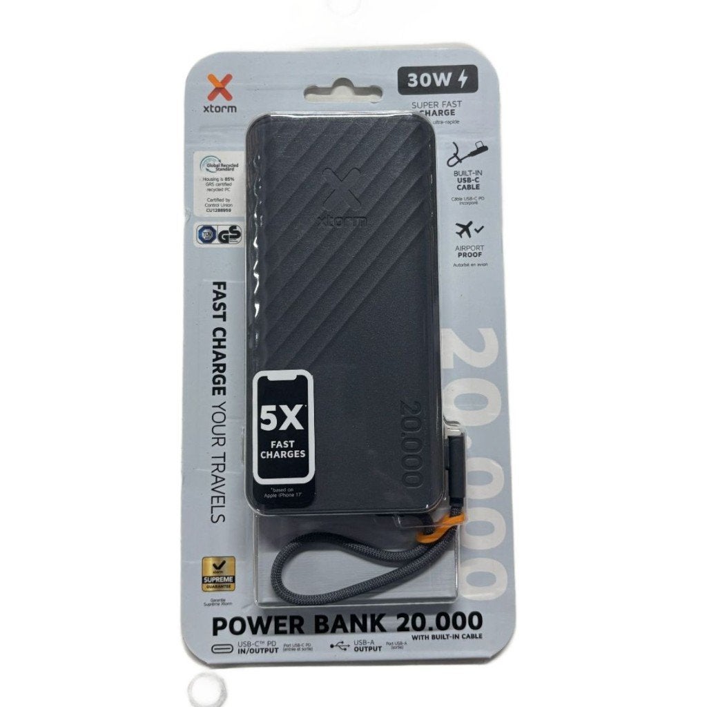 Xtorm Powerbank 20.000 mAh 30W Fast Charge | NIEUW, ., Nieuw, Ophalen of Verzenden, .