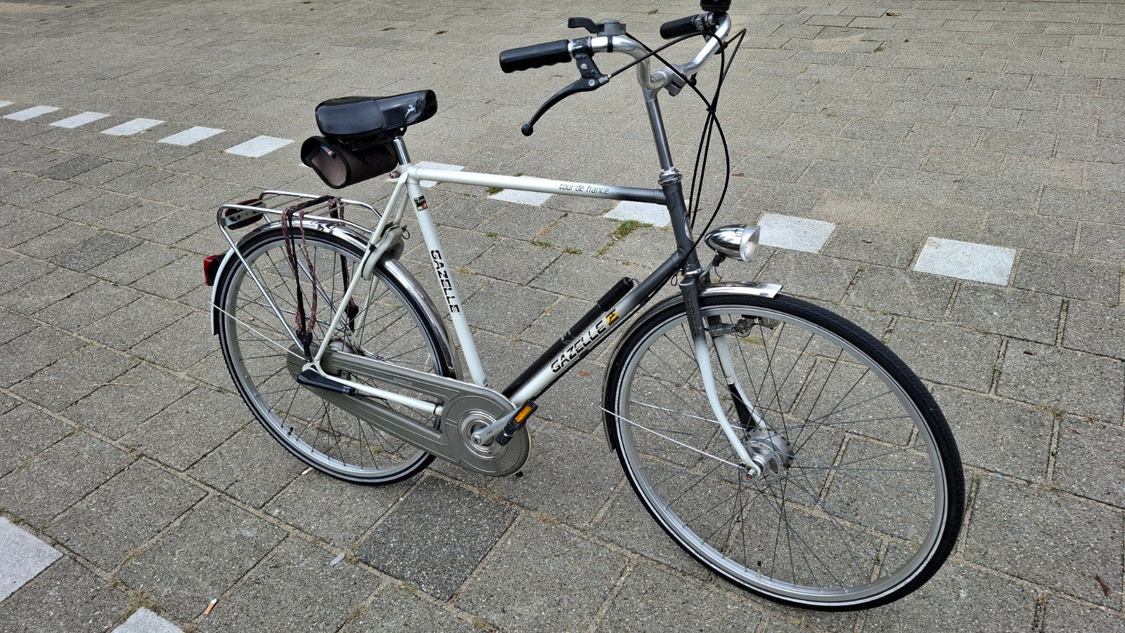 Gazelle tour de france herenfiets 28 inch framehoogte 62 cm., Fietsen en Brommers, Ophalen, Versnellingen, Zo goed als nieuw, 61 tot 65 cm