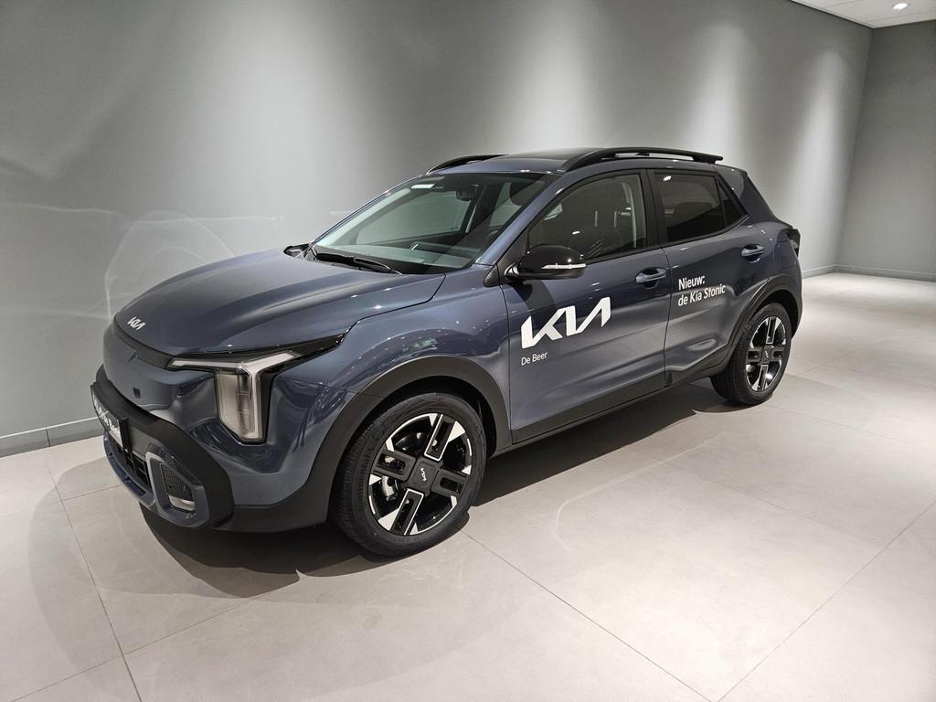 KIA Stonic New 1.0 T-GDi MHEV 115pk GT-Line Navi/ Clima/ Cru, 12 maanden, 450 kg, Gebruikt, Blauw