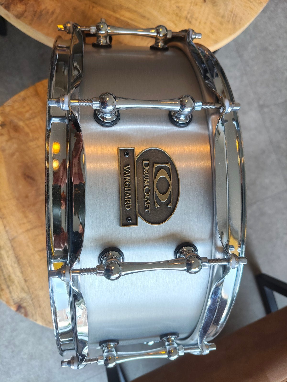 Drumcraft Vanguard aluminium snare, Muziek en Instrumenten, Drumstellen en Slagwerk, Ophalen of Verzenden, Gebruikt, Overige merken