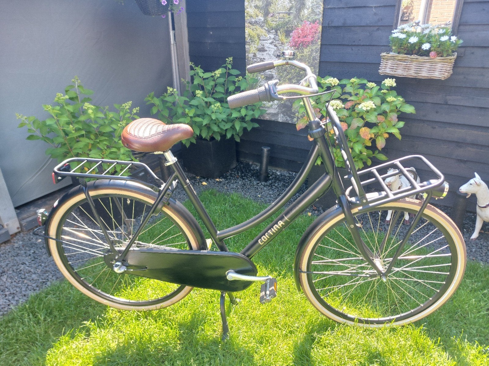 Cortina U4 Transportfiets - 3 versnellingen, 57cm, Gebruikt, Versnellingen, 56 cm of meer, Trommelrem