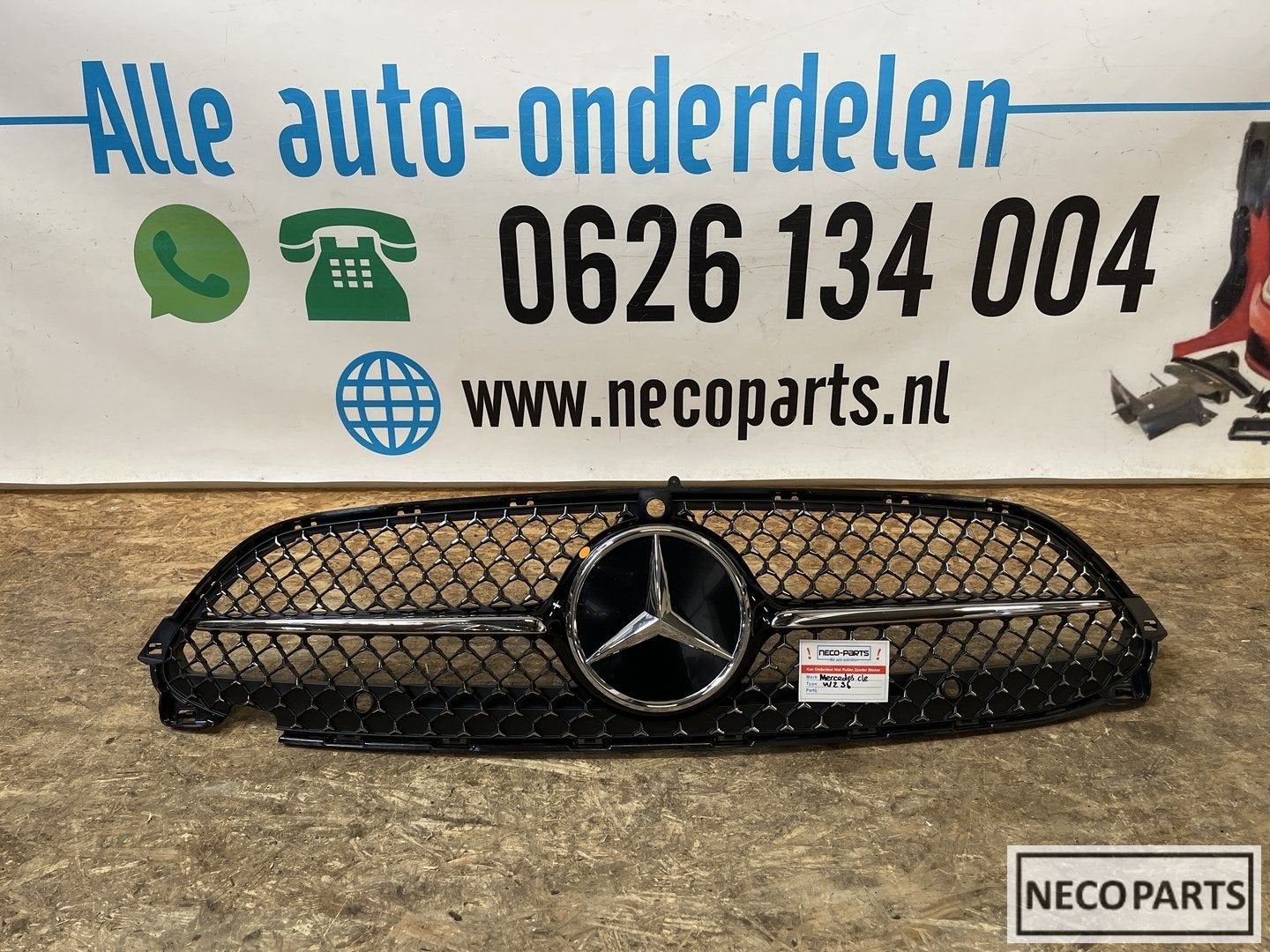 MERCEDES CLE GRILL GRILLE BUMPER ORIGINEEL, Auto-onderdelen, Gebruikt, -, Ophalen of Verzenden, Achter