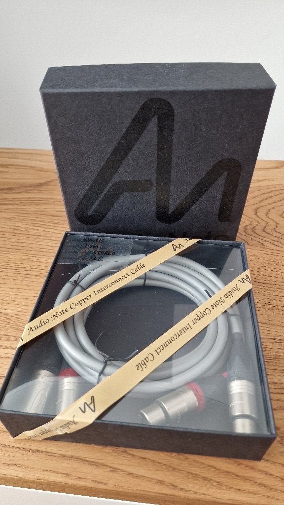 Audio Note (AN) ISIS Reference XLR interconnect kabels 1,5m, Ophalen of Verzenden, Zo goed als nieuw, Minder dan 2 meter, Interlink-kabel