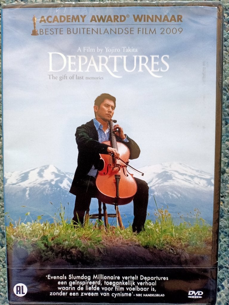 Departures. IMDb 8.0 Oscar winnaar!!, Cd's en Dvd's, Dvd's | Filmhuis, Alle leeftijden, Ophalen of Verzenden, Zo goed als nieuw