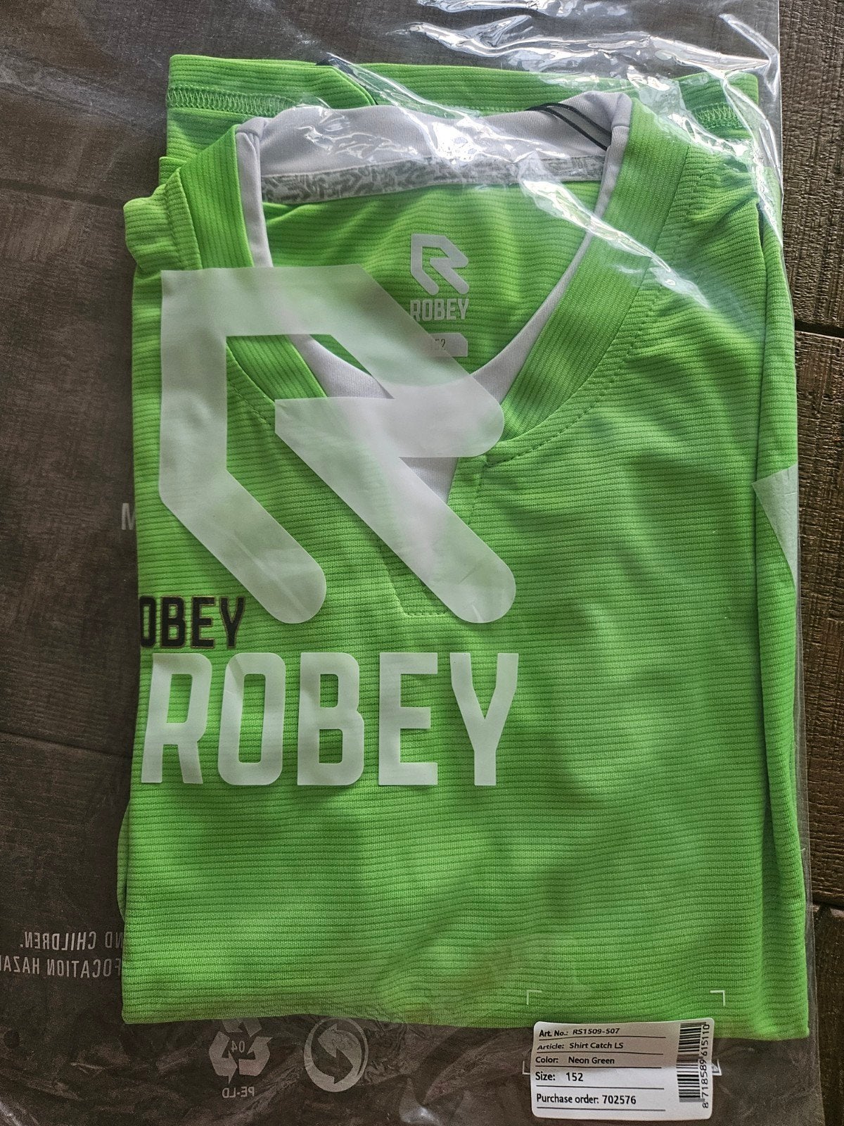 Robey Groen Voetbalshirt - Maat 152, Jongen of Meisje, Ophalen of Verzenden, Robey, Nieuw