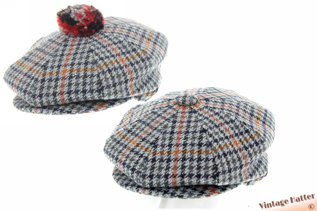Vintage Paperboy pet St. Andrews blauw grijs 55,5 = S nieuw, Kleding | Heren, Hoeden en Petten, St. Andrews, Nieuw, Ophalen of Verzenden