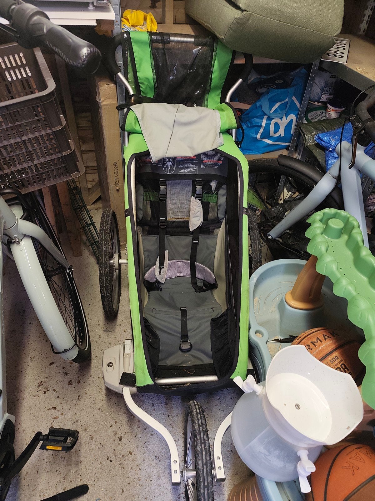 Thule Fietskar / Grote Kinderwagen - Ideaal voor Buiten, Gebruikt, Luchtbanden, Ophalen, Kinderwagen
