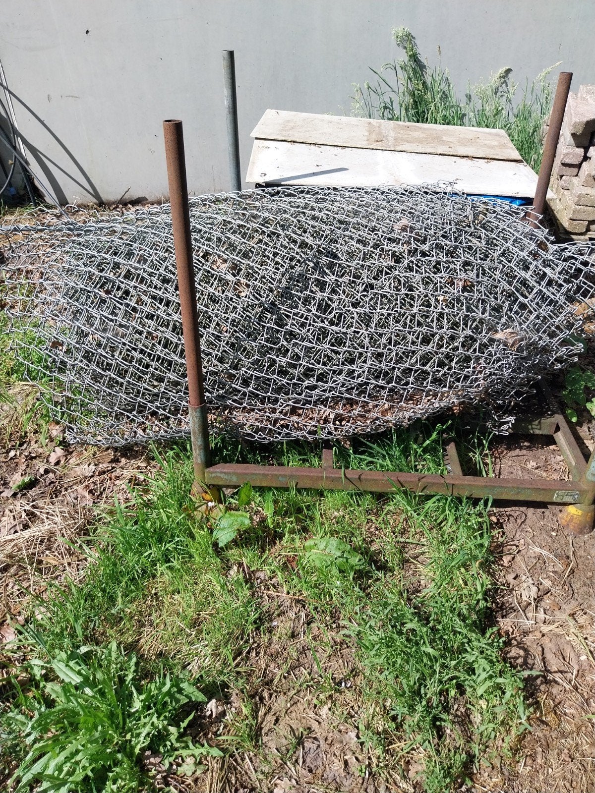 Rol harmonicagaas - Ideaal voor afrastering, Tuin en Terras, Gaas en Draad, Ophalen, Gebruikt, 20 meter of meer, Gaas