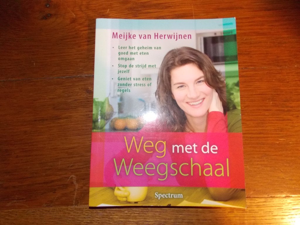 Meijke van Herwijnen - Weg met de Weegschaal (3 boeken), Boeken, Dieet en Voeding, Ophalen of Verzenden, Zo goed als nieuw, Meijke van Herwijnen