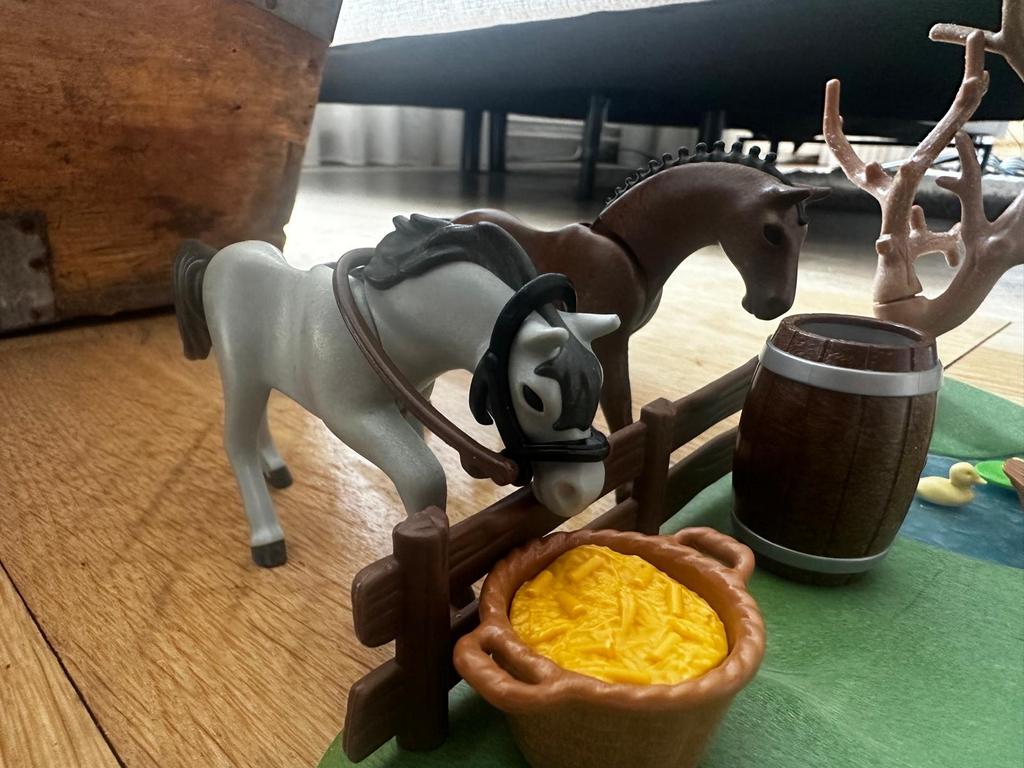 Playmobil Manege - Zo goed als nieuw en compleet, Ophalen of Verzenden, Zo goed als nieuw, Complete set