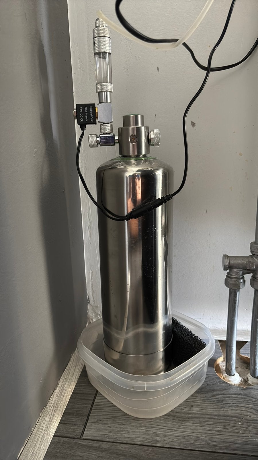 Co2 tank + toebehoren, Dieren en Toebehoren, Ophalen, App-bediening, Overige merken, Zo goed als nieuw