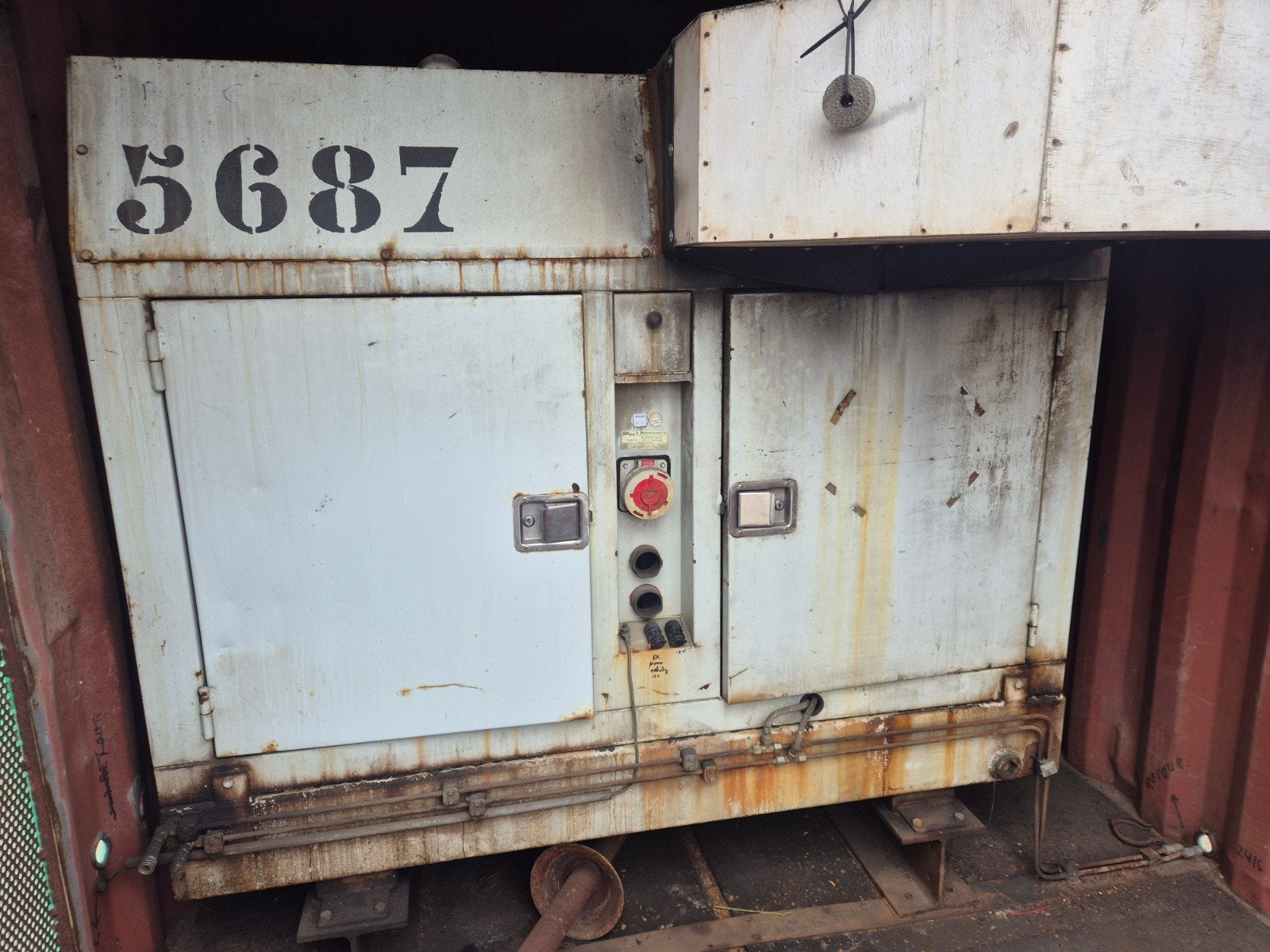 Bredenoord 40 kva Deutz aggregaat, Doe-het-zelf en Verbouw, Aggregaten, Gebruikt, Elektrisch startend, Dieselolie, Ophalen of Verzenden