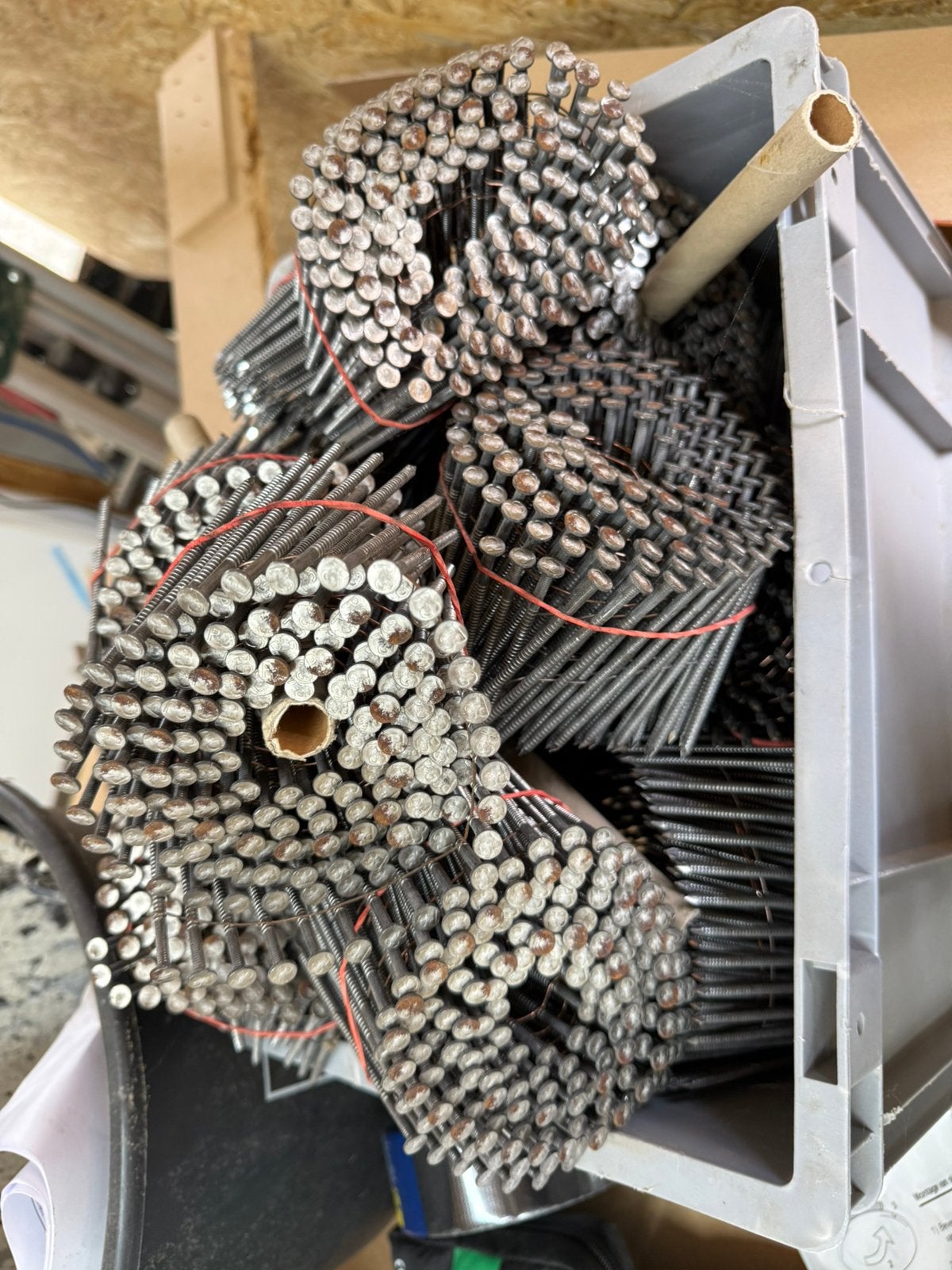 Coil spijkers 90mm, Doe-het-zelf en Verbouw, Metalen, Ophalen, X, X, IJzer