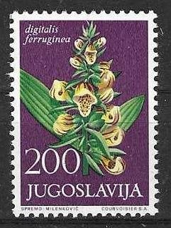 Joegoslavië Michel 1123 postfris   BLOEMEN, Ophalen of Verzenden, Joegoslavië, Postfris