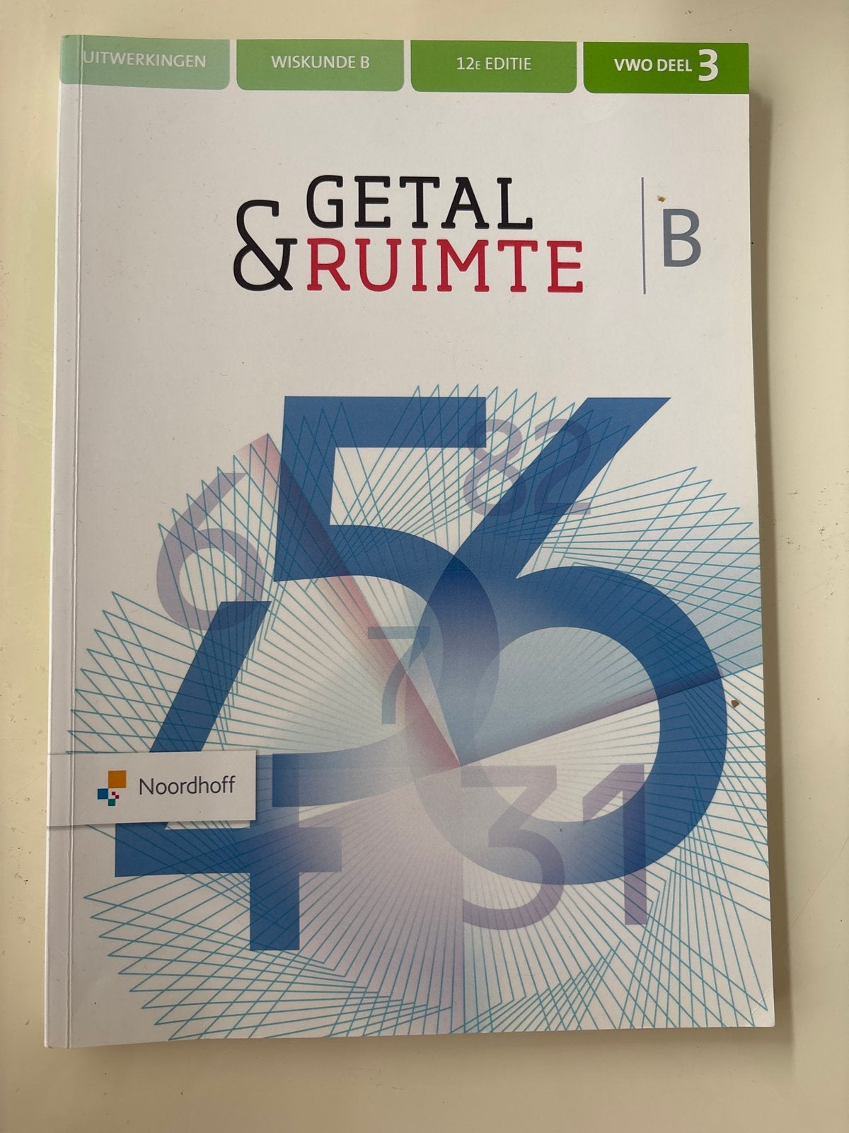 Getal & Ruimte VWO deel 3 Uitwerkingen Wiskunde B 12e editie, Boeken, Ophalen of Verzenden, Zo goed als nieuw, VWO, Wiskunde B