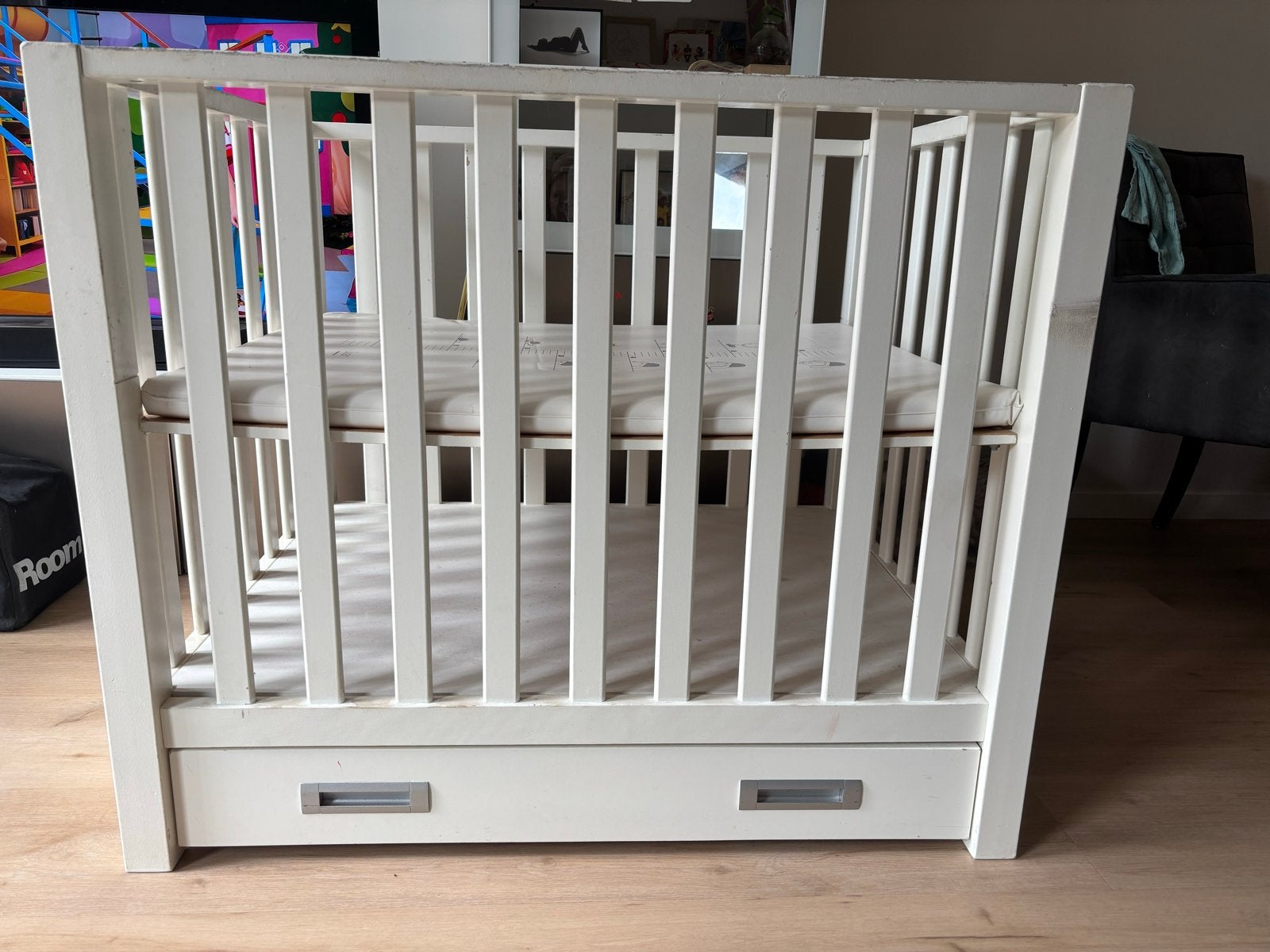 Witte box met lade - Gratis af te halen, Kinderen en Baby's, Boxen, Ophalen, Gebruikt, Lade