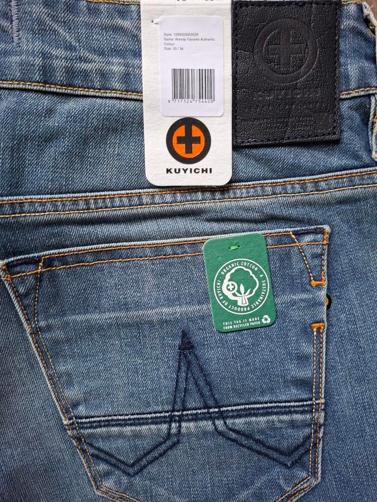 KUYICHI Wendy bootcut jeans W33 L34, Kleding | Dames, Spijkerbroeken en Jeans, Blauw, KUYICHI, Nieuw, Ophalen of Verzenden