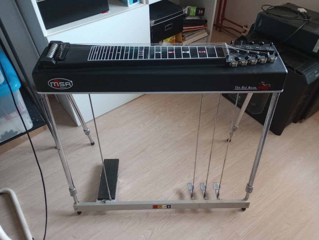 MSA pedal steel guitar Red Baron, Muziek en Instrumenten, Ophalen, Gebruikt, Overige typen