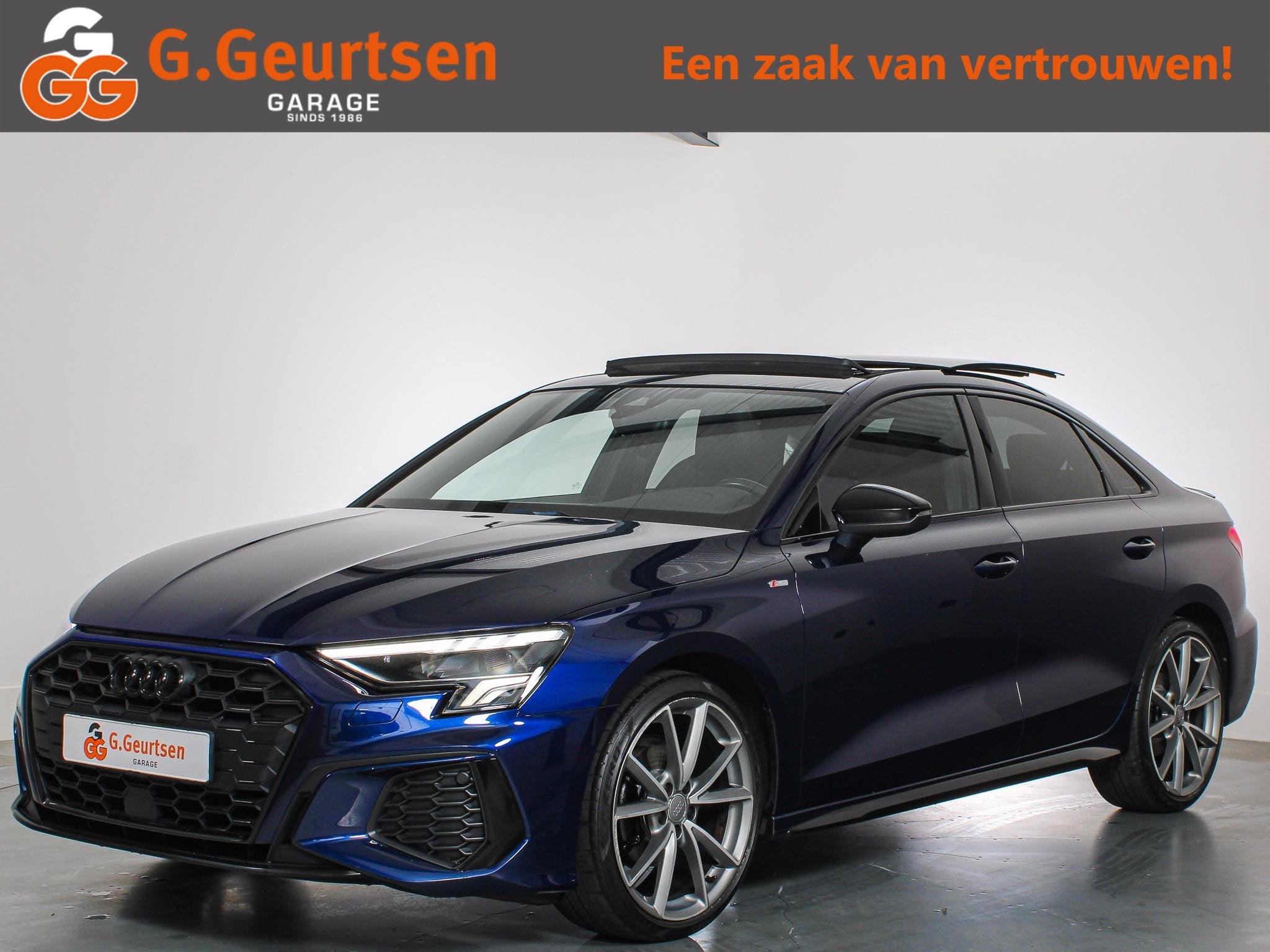 Audi A3 Limousine 35 TFSI S-Line Panoramadak, RS-Stoelen, Al, Auto's, Audi, 4 cilinders, 150 pk, Blauw, Origineel Nederlands