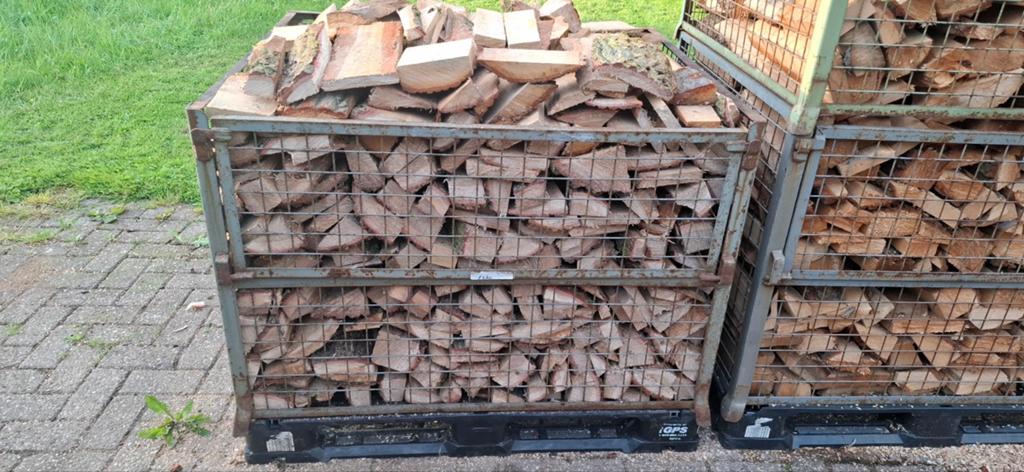 1 kuub vers eiken brandhout, Tuin en Terras, Haardhout, Minder dan 3 m³, Ophalen