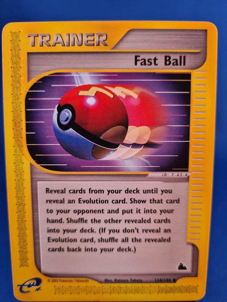 Fast Ball 124/144 - Skyridge, Verzenden, Gebruikt