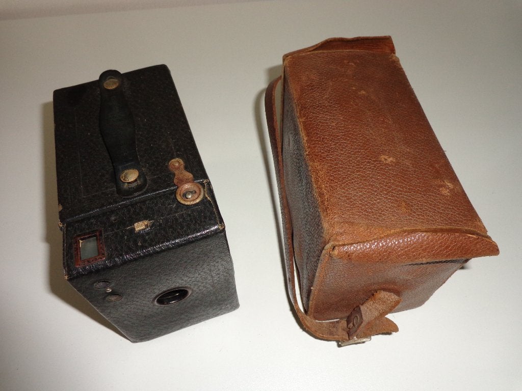 Kodak No.2A Rainbow Hawk-Eye Model B boxcamera, Ophalen of Verzenden, Compact, Kodak