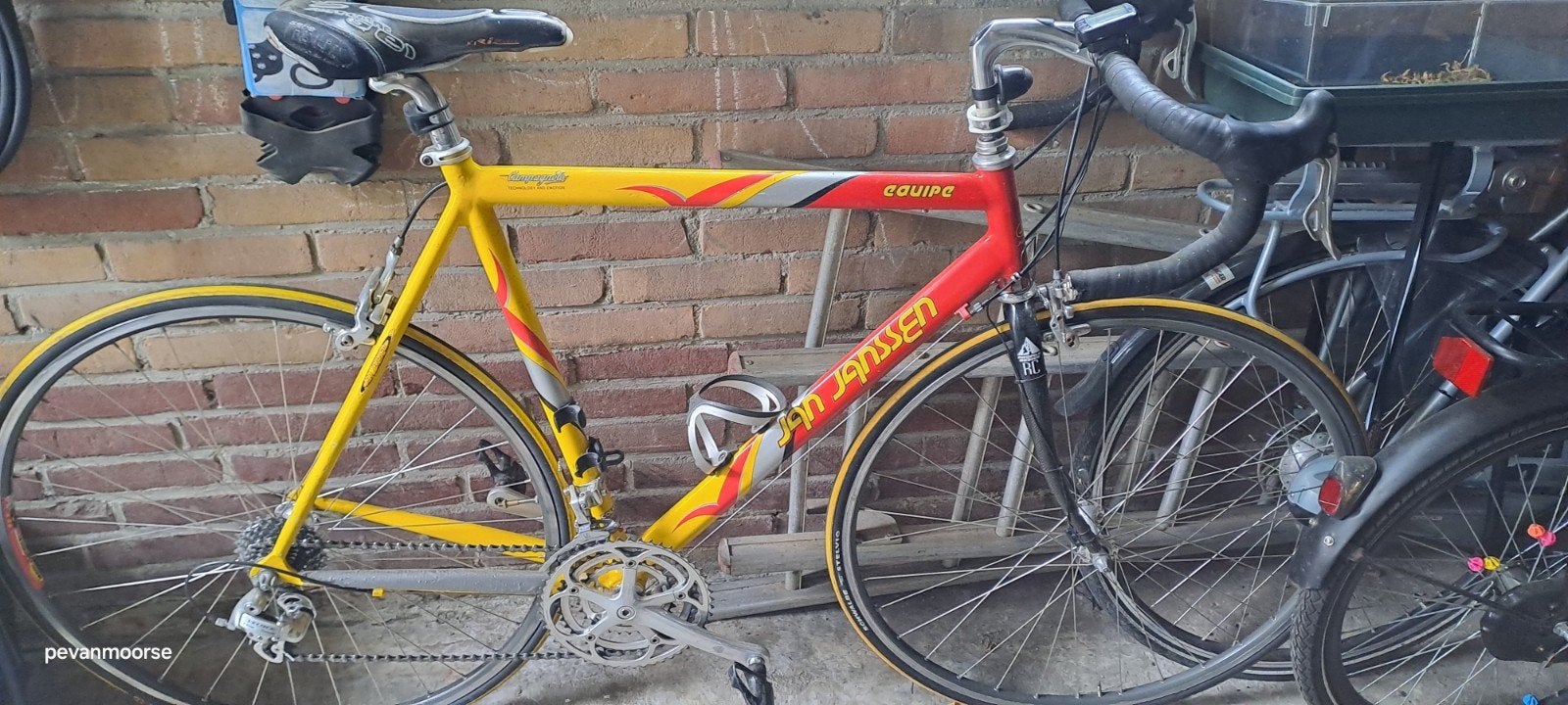 Jan Janssen racefiets frammaat 58 cm, 28 inch, Gebruikt, Aluminium, 57 tot 61 cm