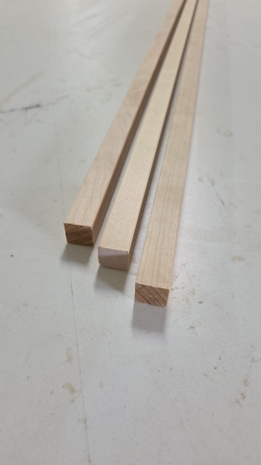 Berken latten 20x20mm - 18x300cm & 3x200cm, Ophalen, Minder dan 25 mm, Overige typen, Nieuw