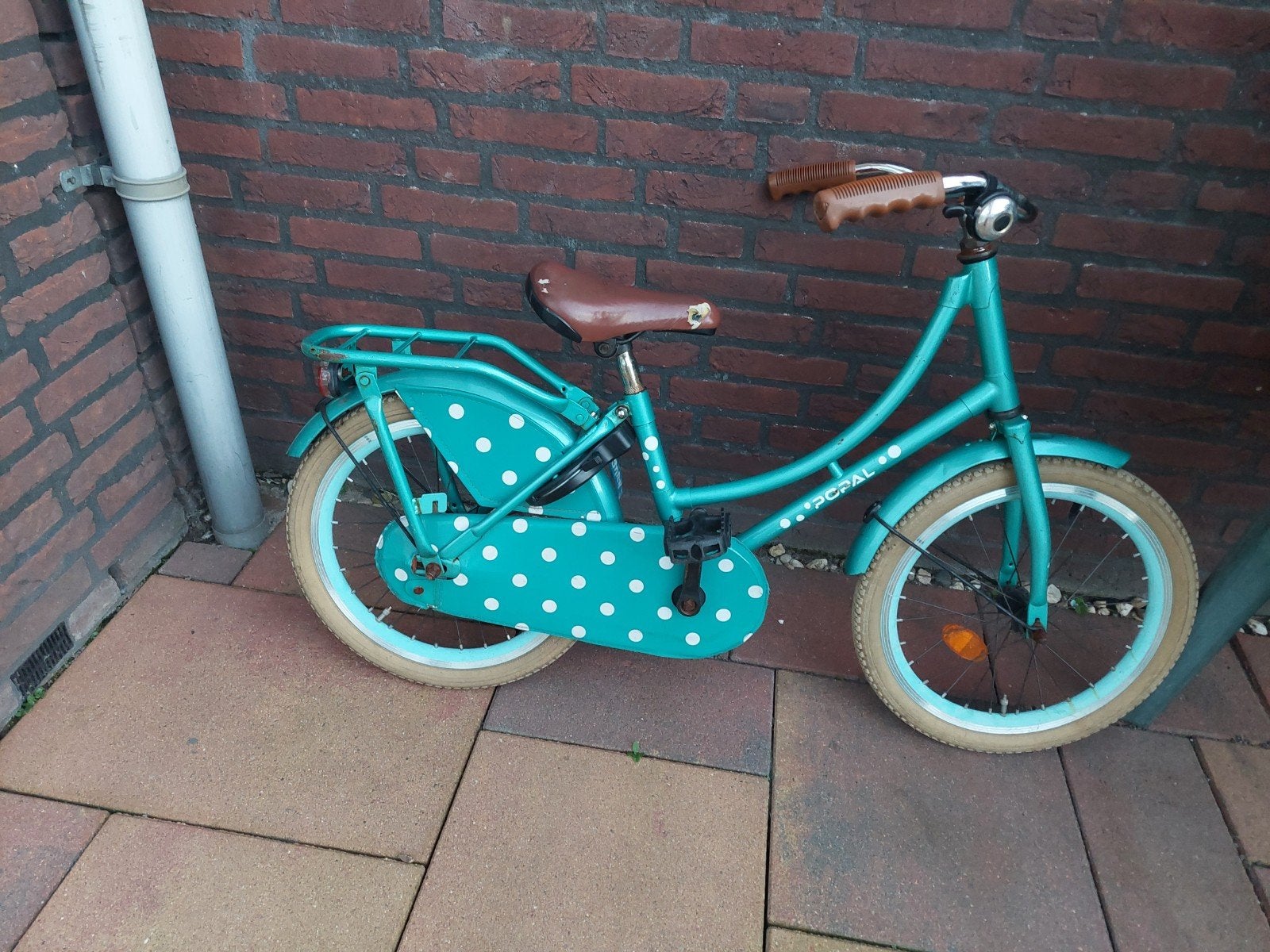 kinderfiets 16 inch, Fietsen en Brommers, Ophalen, Terugtraprem, Popal, 16 tot 20 inch