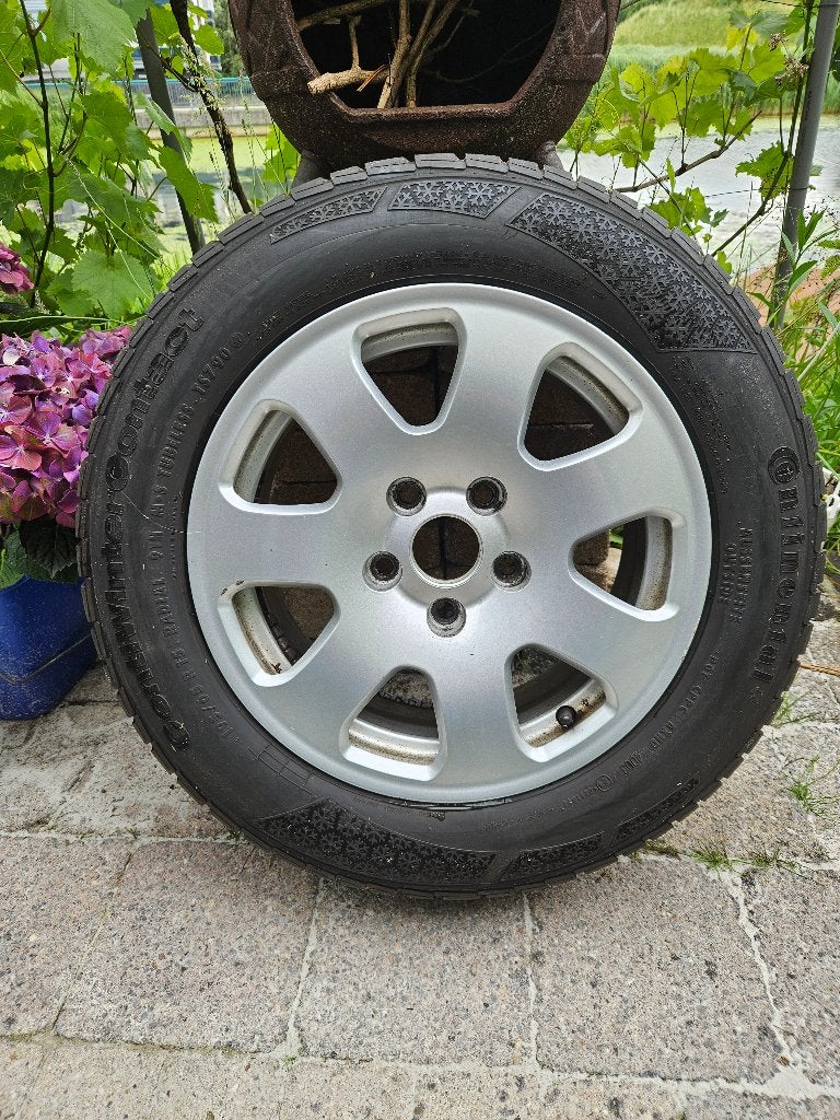 Set winterbanden voor Audi A4 incl. 15 inch velgen, Auto-onderdelen, Banden en Velgen, Ophalen, Gebruikt, 15 inch, Banden en Velgen