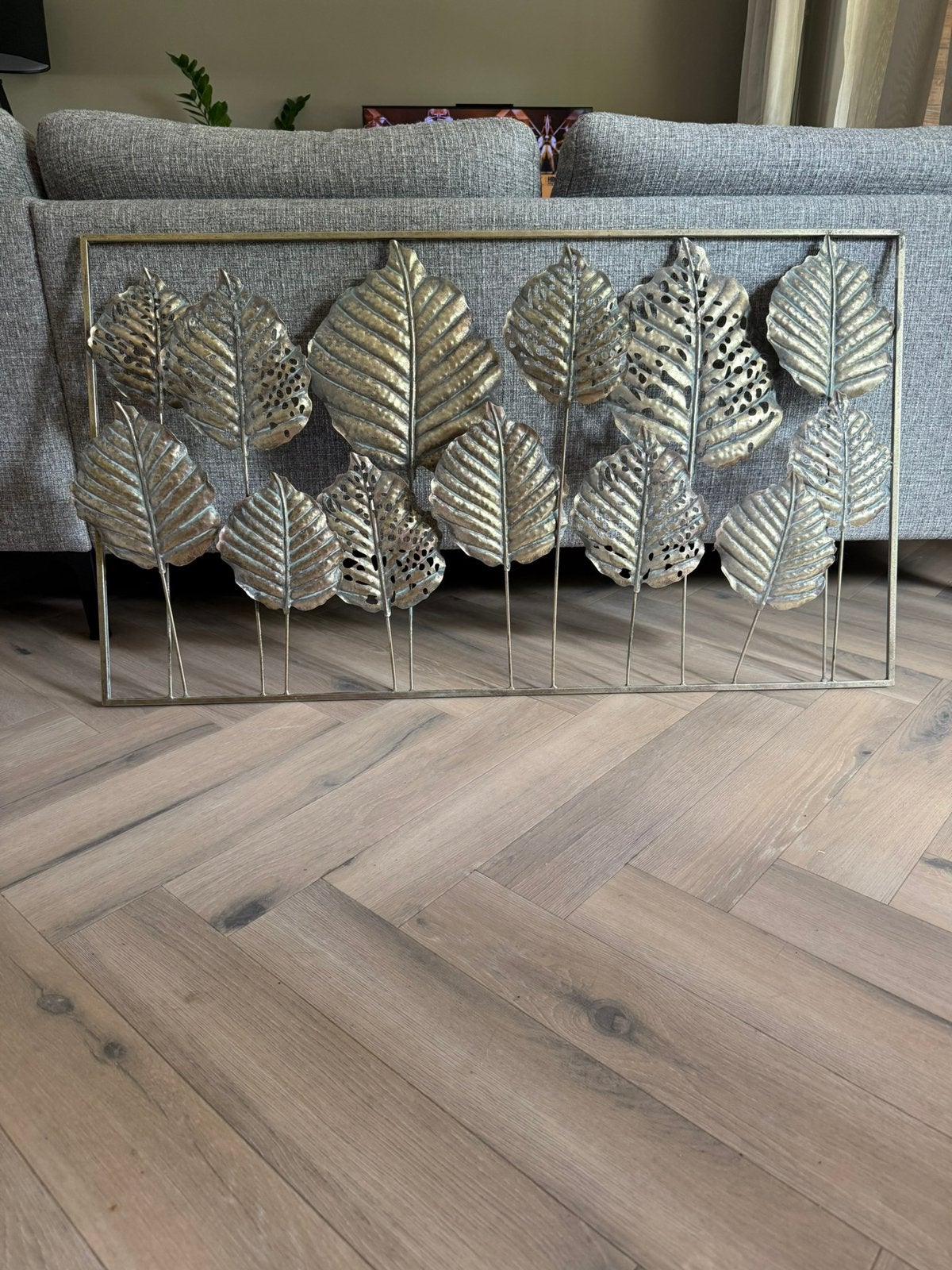 Metalen wanddecoratie, Ophalen of Verzenden, Zo goed als nieuw