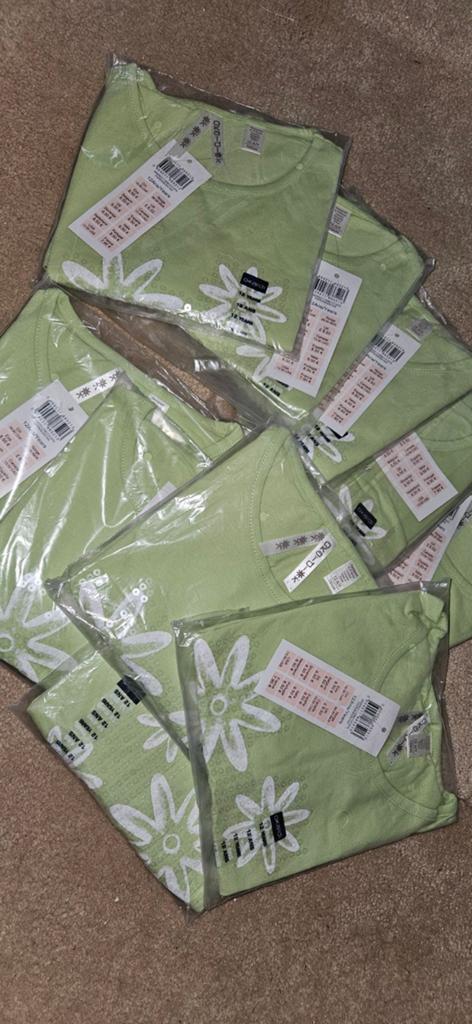 Partij 10 stuks Meisjes T-shirts Maat 152, Kinderen en Baby's, Kinderkleding | Maat 152, Meisje, Okaidi, Nieuw, Ophalen of Verzenden