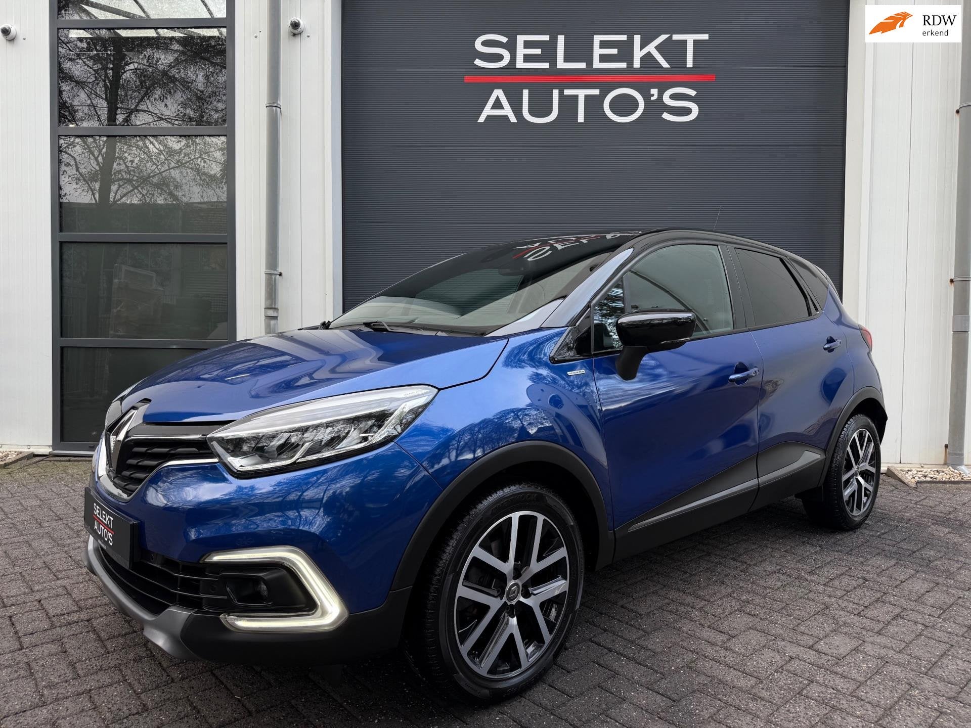 Renault Captur 1.3 TCe Version S Automaat/Cruise/LED/Navigat, Gebruikt, Zwart, 4 cilinders, 150 pk