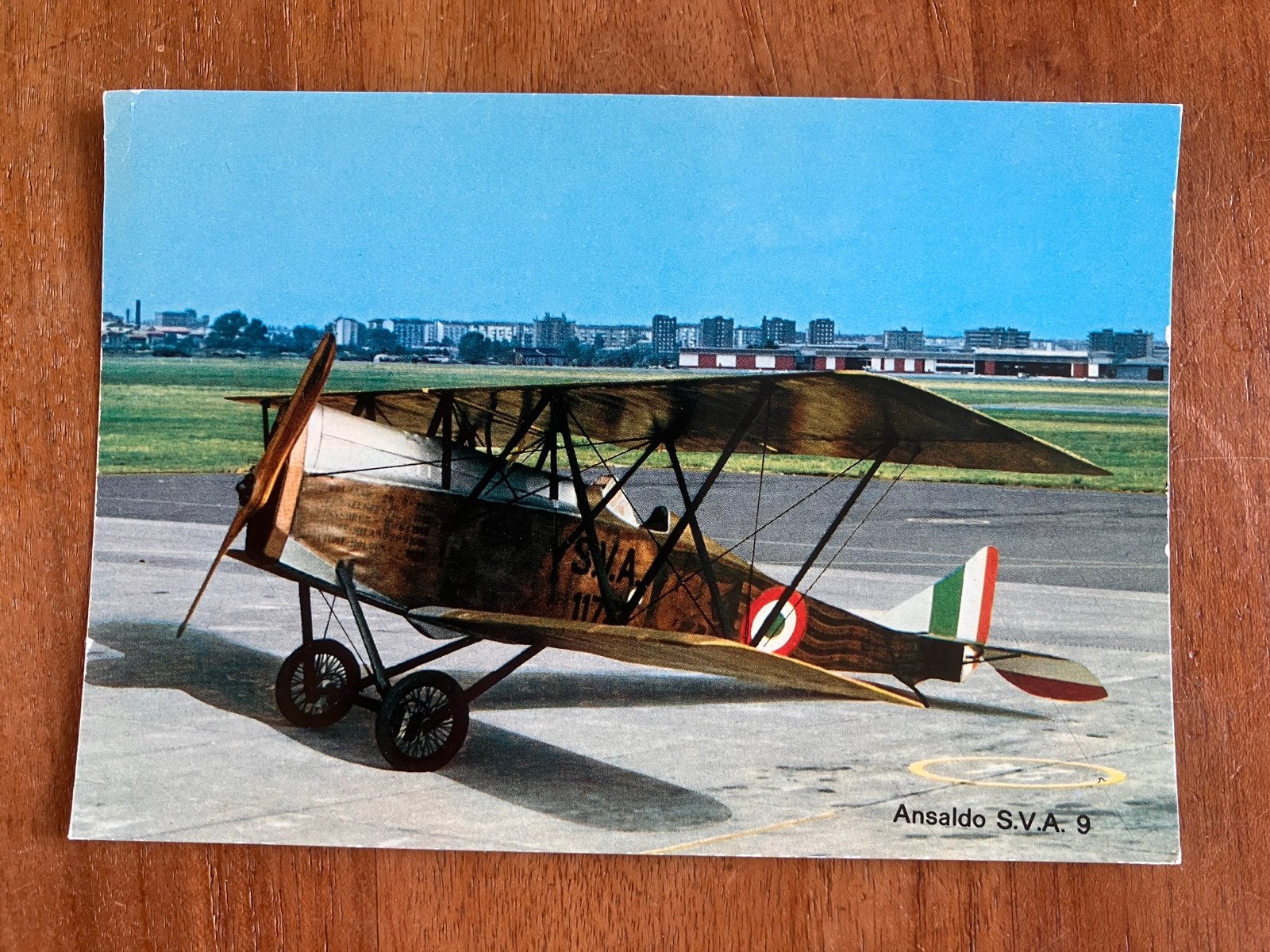 Ansalo S.V.A. 9 Vliegtuig, Ophalen of Verzenden, Zo goed als nieuw, Kaart, Foto of Prent