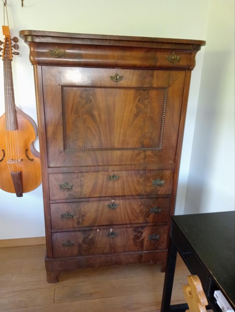 Antiek secretaire bureau met lades, Antiek en Kunst, Antiek | Meubels | Kasten, Ophalen
