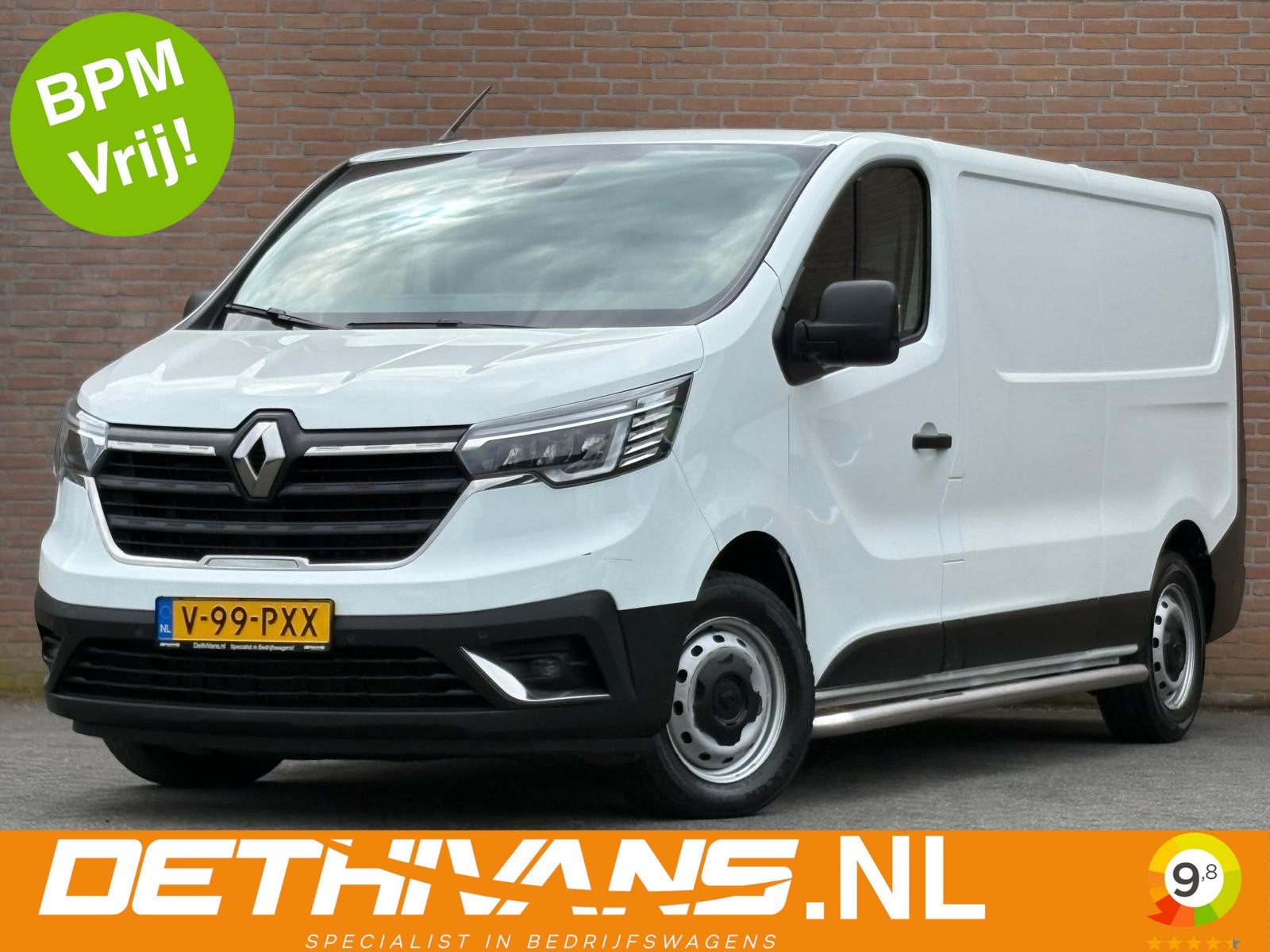 Renault Trafic 2.0BlueDCI 130PK Lang / Cruisecontrol / Camer, Voorwielaandrijving, Gebruikt, Met garantie (alle), Renault