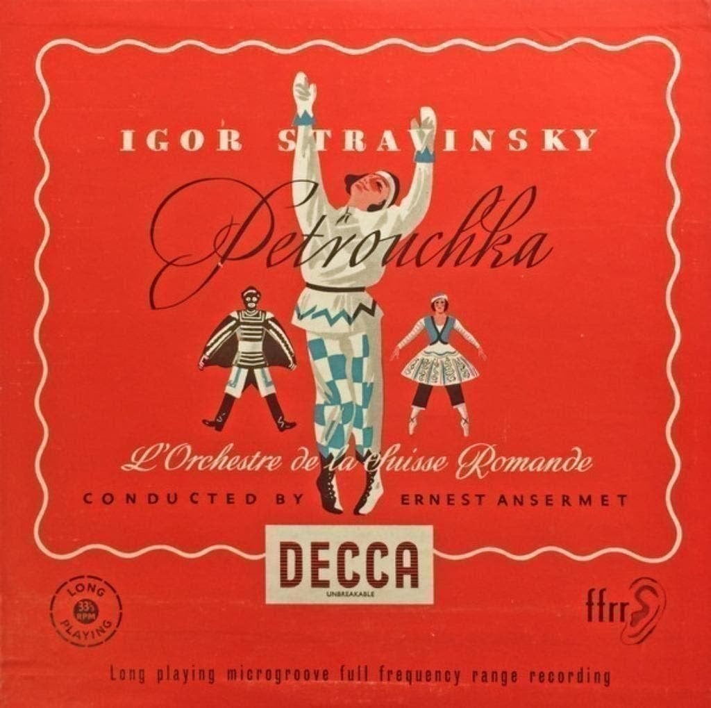 Igor Stravinsky Petrouchka Ernest Ansermet, Kamermuziek, Ophalen of Verzenden, Zo goed als nieuw, 12 inch