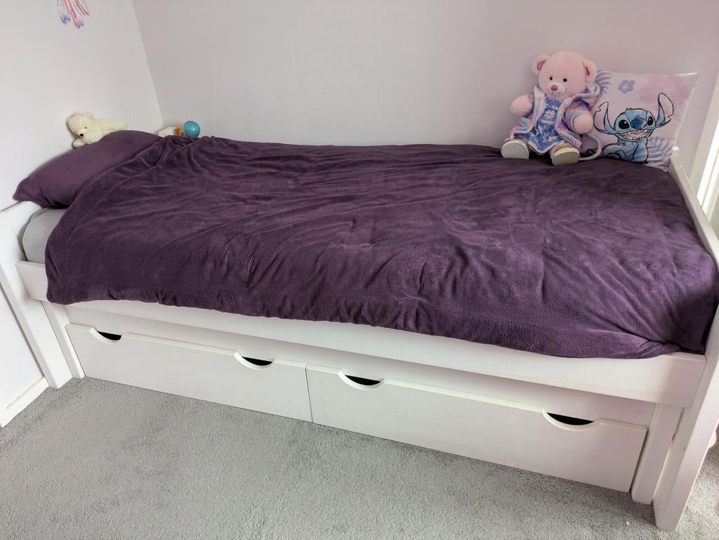 Rockwood Tienerbed Combi, Ophalen, 180 cm of meer, 85 tot 100 cm