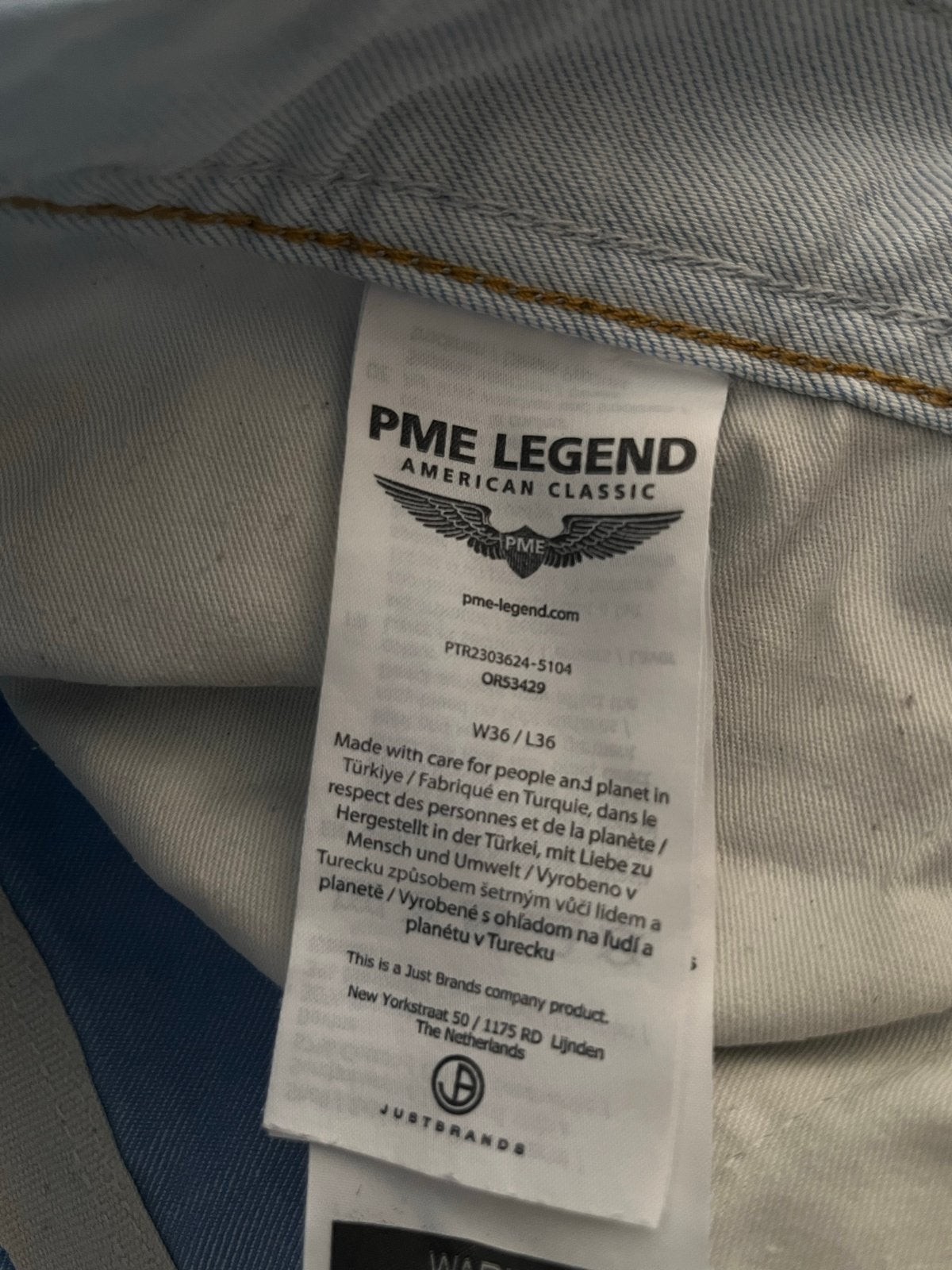 PME Legend Heren Spijkerbroek W36 L36, Ophalen of Verzenden, Gedragen, Overige kleuren, W36 - W38 (confectie 52/54)