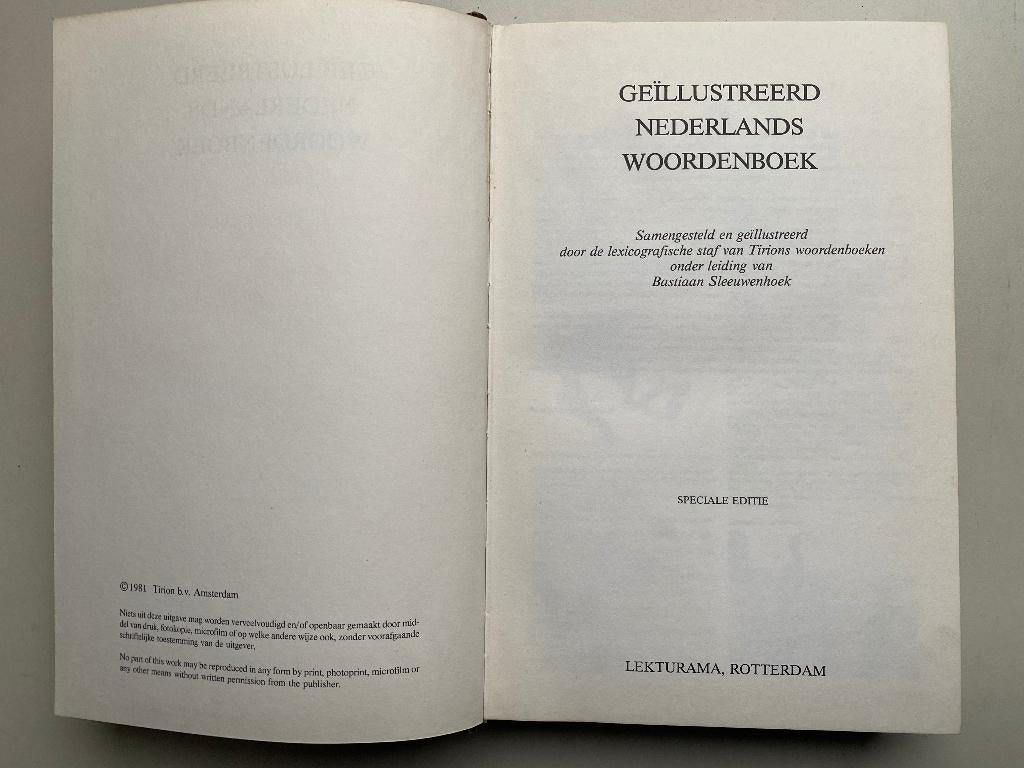 Geïllustreerd Nederlands woordenboek Speciale editie, Ophalen of Verzenden, Gelezen, Overige uitgevers, Nederlands