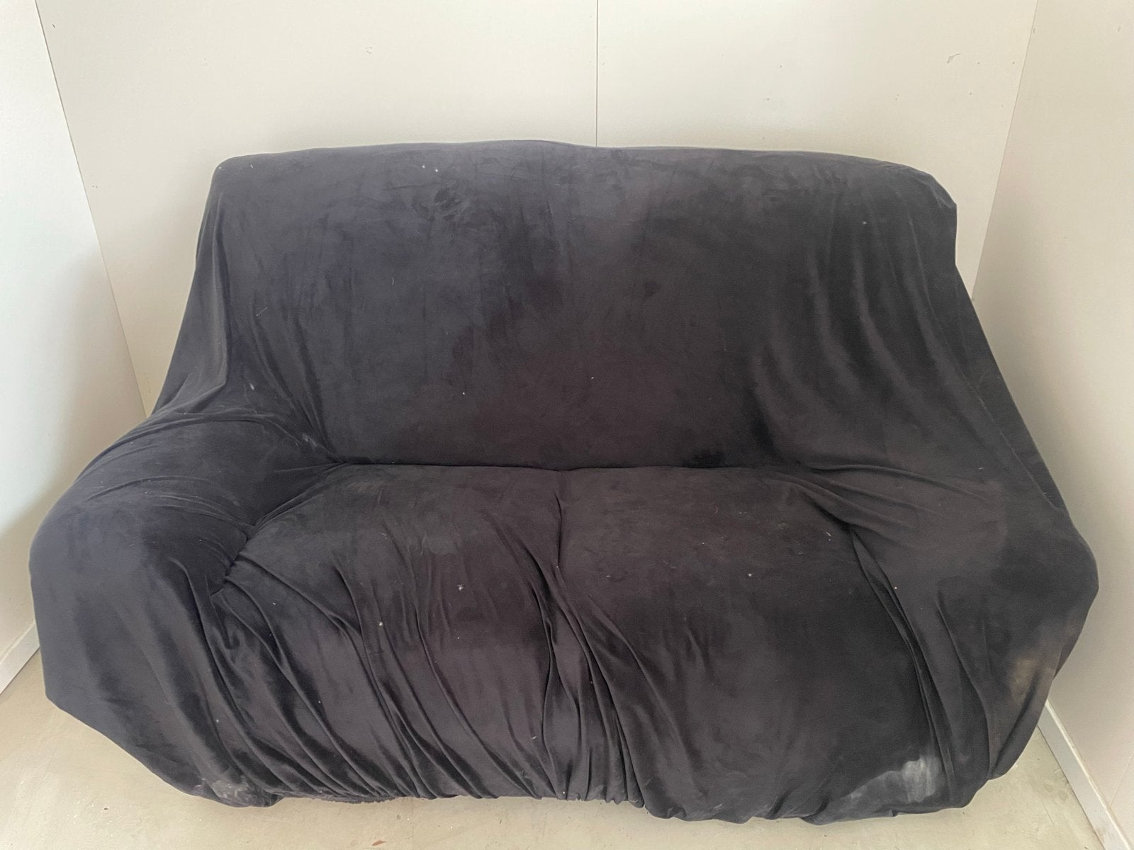 Comfortabele 2-zitsbank met hoes, Ophalen, Gebruikt, 150 tot 200 cm, Tweepersoons