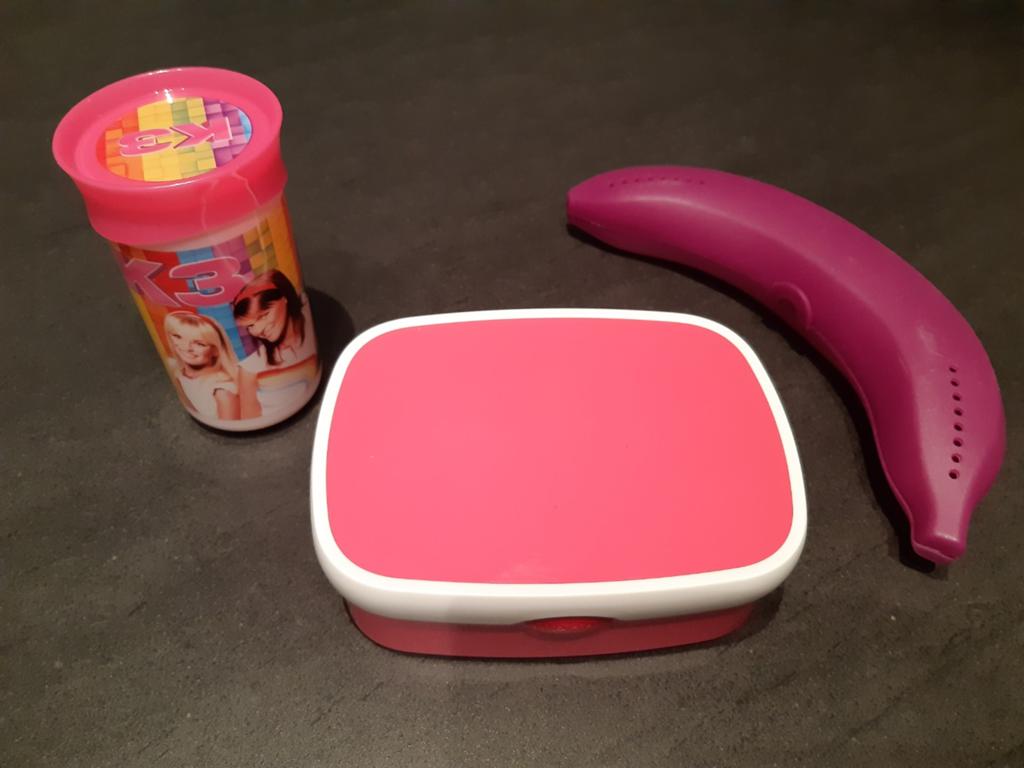 MEPAL lunchbox complete set meisje, Diversen, Schoolbenodigdheden, Ophalen of Verzenden, Zo goed als nieuw