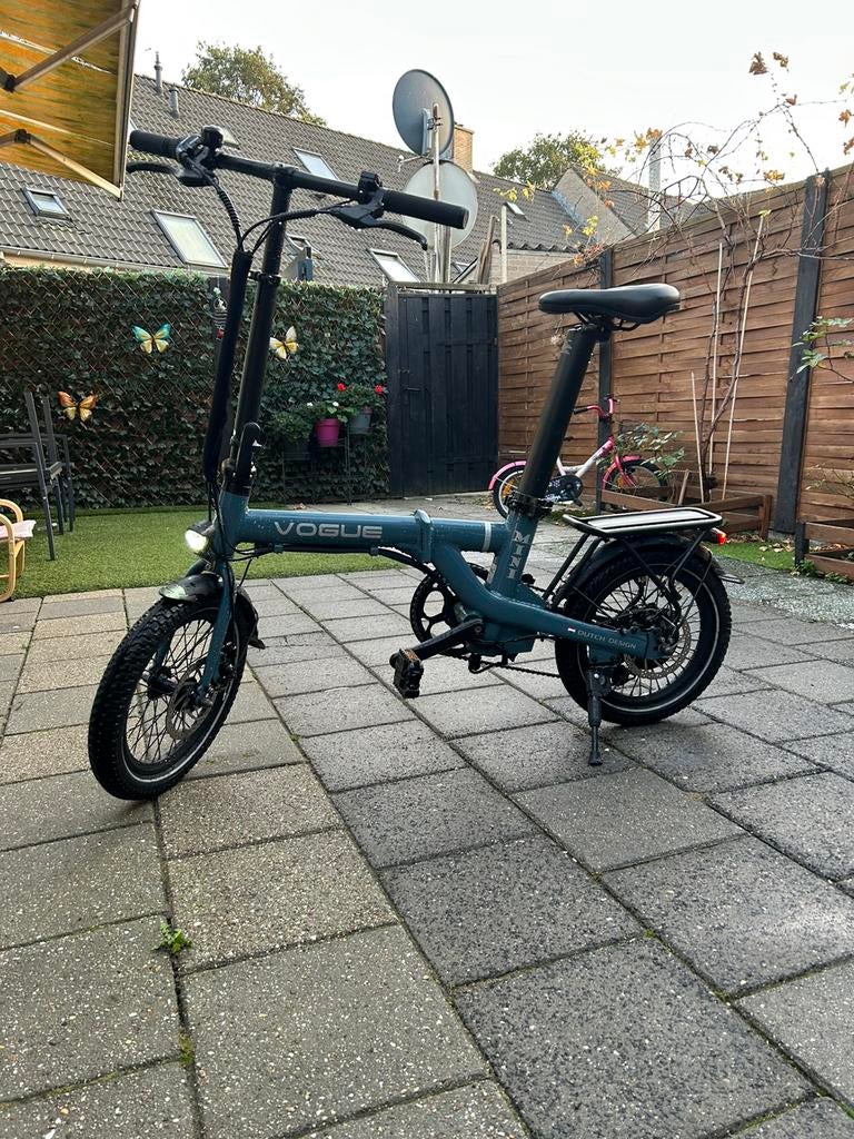 Vouw fiets elektrisch, Ophalen, Zo goed als nieuw, 30 tot 50 km per accu, Overige merken
